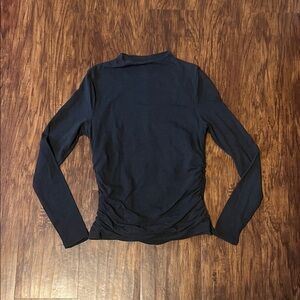 Abercrombie & Fitch ruched mock neck